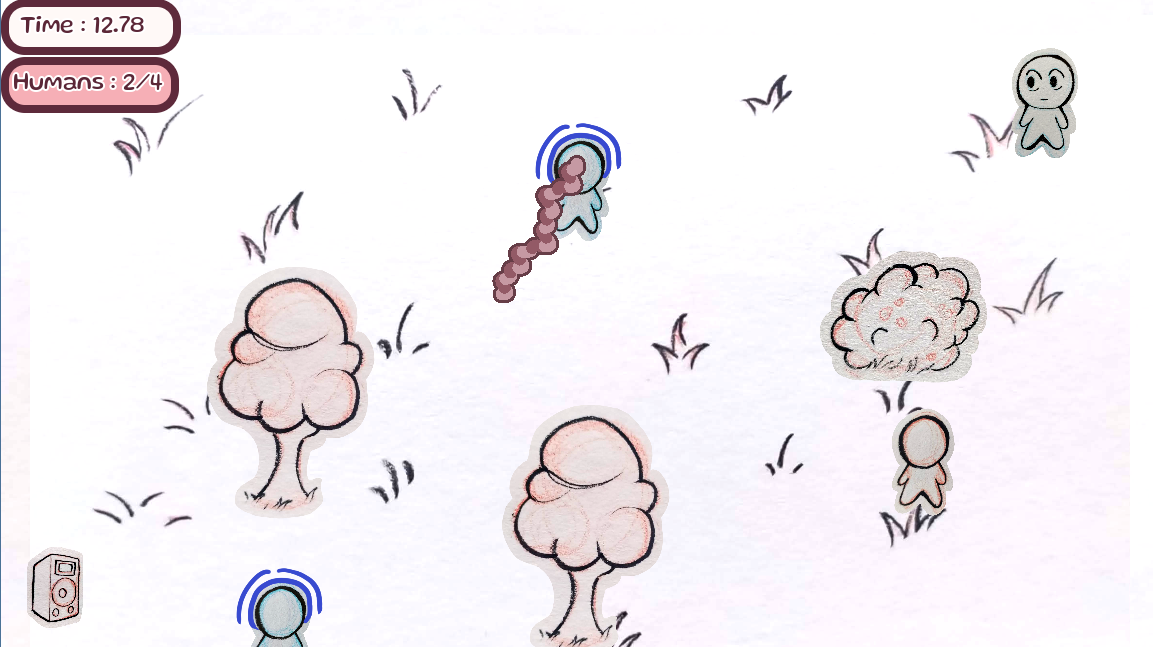 Worm infects human
