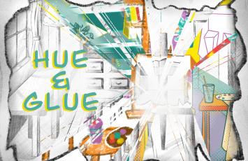 Hue & Glue game art