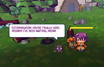 Gameplay 4 showing dialogue